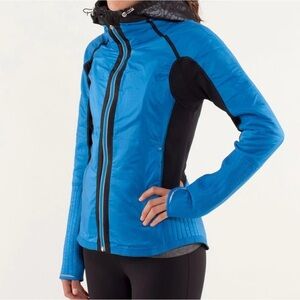 lululemon athletica Blue and Black Ski Jacket